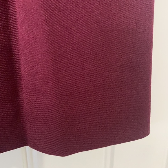 VTG NWT Appleseeds Petite/ Womens Petite Midi Skirt Maroon, Size 6P - Picture 7 of 16